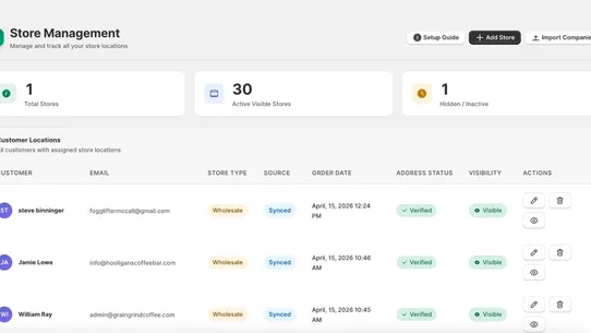AutoSync Store Locator screenshot