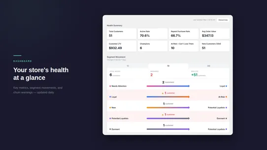 RetainPulse ‒ Segment Insights screenshot