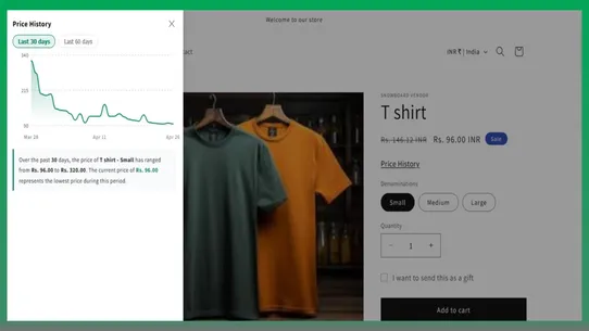Price History Like Amazon screenshot