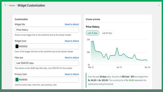 Price History Like Amazon screenshot