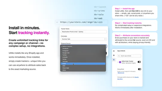 Ulittle Attribution Engine screenshot