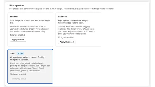 Uncomplicated Fraud Filter screenshot