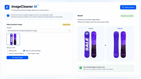 Image Cleaner AI screenshot