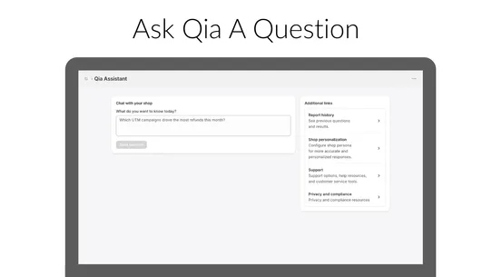 Qia ‑ AI Report Generator screenshot