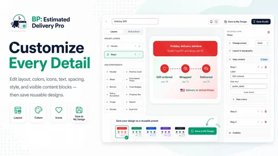 BP Estimated Delivery Date Pro screenshot