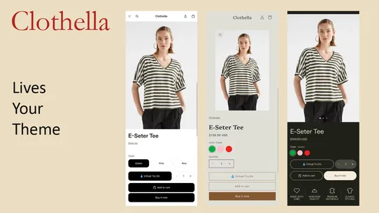 Clothella AI Virtual Try On screenshot