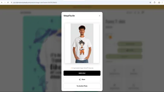 SyncStyle: AI Virtual Try On screenshot