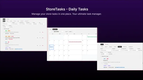 StoreTasks ‑ Daily Tasks screenshot