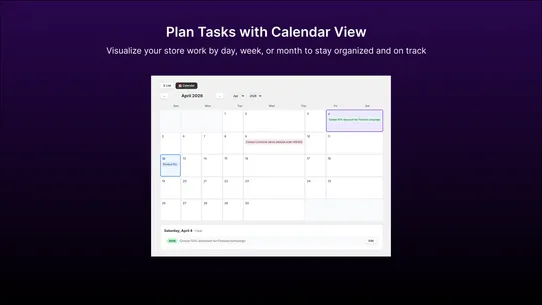 StoreTasks ‑ Daily Tasks screenshot