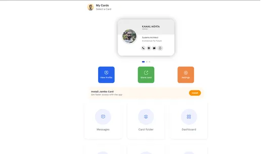 JamboCard screenshot