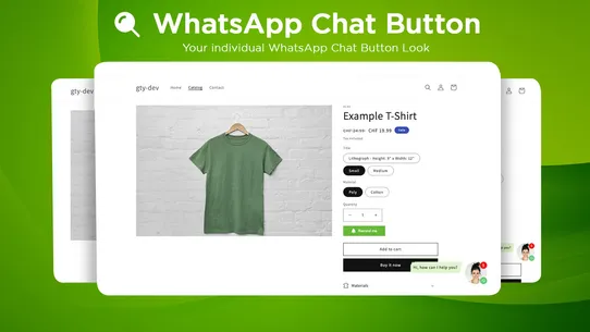 WhatsApp Button by EAZE screenshot