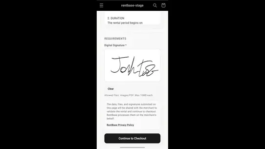 RentBase screenshot