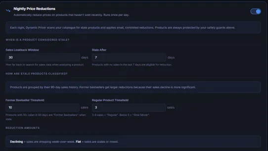 Dynamic Pricer screenshot