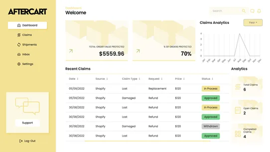 AfterCart Shipping Protection screenshot