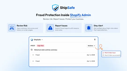 ShipSafe ‑ Fraud Shield screenshot