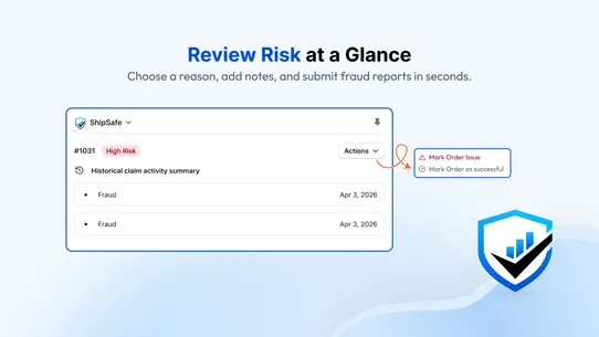 ShipSafe ‑ Fraud Shield screenshot