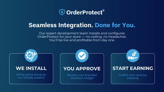OrderProtect screenshot