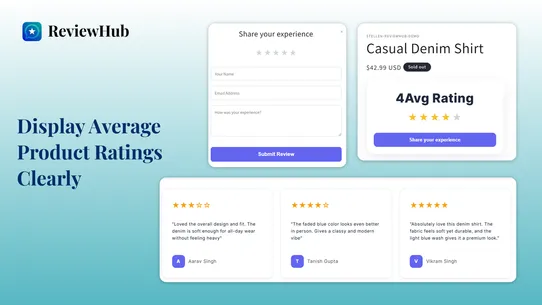 ReviewHub screenshot