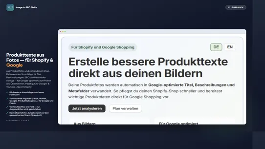 Image to SEO Fields screenshot