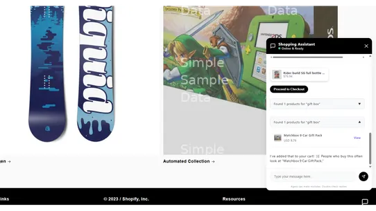 TensorChat: Shopping Copilot screenshot
