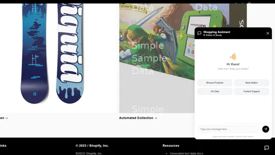 TensorChat: Shopping Copilot screenshot