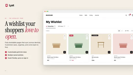 Lyst ‑ Wishlist &amp; Favorites screenshot