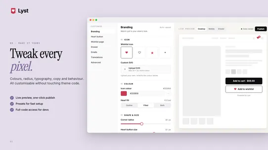 Lyst ‑ Wishlist &amp; Favorites screenshot