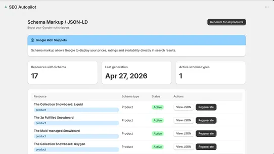 SEO AUTOPILOT screenshot