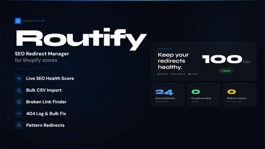 Routify ‑ SEO Redirects screenshot