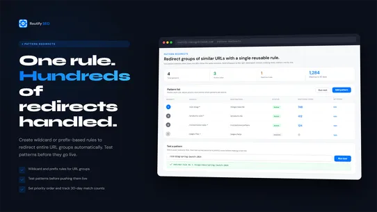 Routify ‑ SEO Redirects screenshot