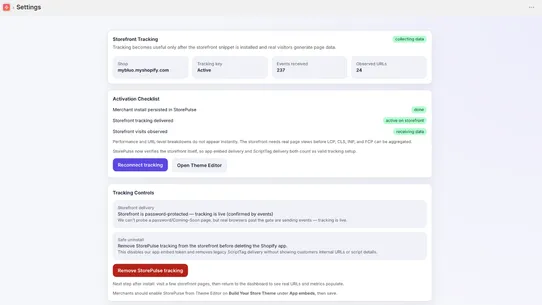 StorePulse: Monitor + AI Fixes screenshot
