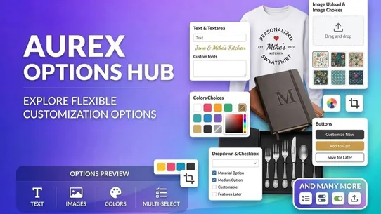 Aurex Product Personalizer screenshot