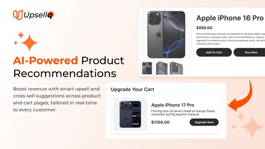Upsellq Product Recommendation screenshot
