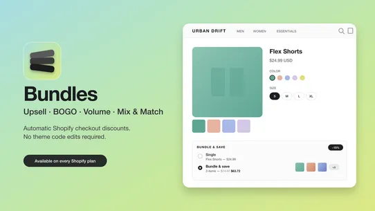 Bundles, Upsell, BOGO, Volume screenshot