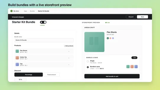 Bundles, Upsell, BOGO, Volume screenshot