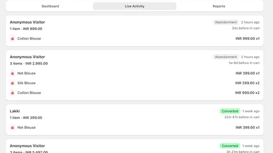 CartPulse ‑ Track Live Cart screenshot
