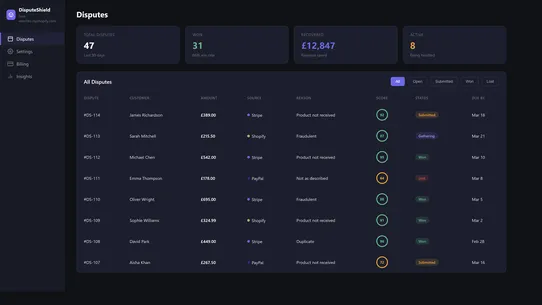 DisputeShield: Fight Disputes screenshot