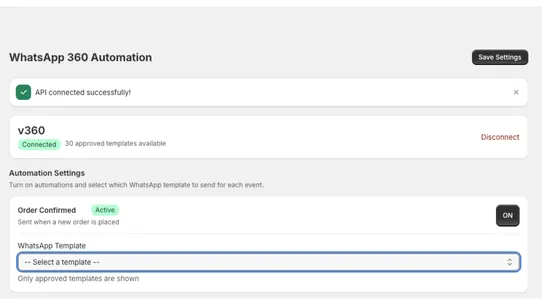 WA 360 Automation screenshot