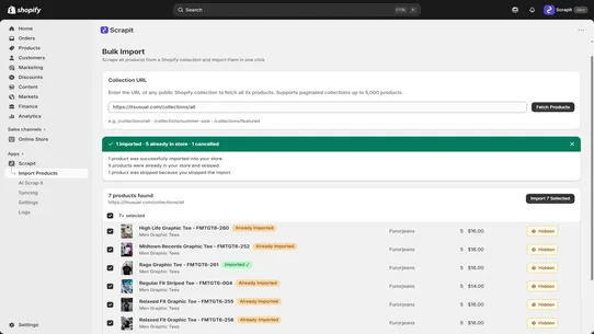 Scrapit screenshot