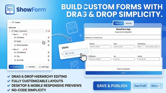 ShowForm Contact Form Builder screenshot
