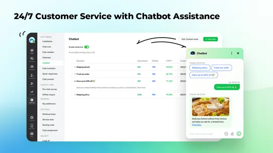 BestChat: Live Chat &amp; Chatbot screenshot