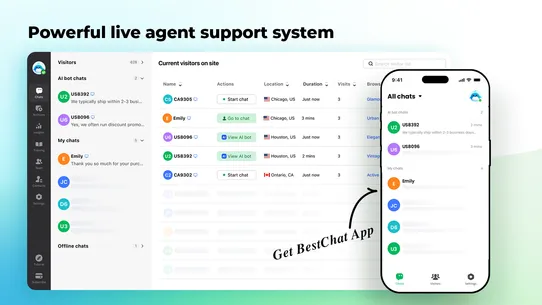 BestChat: Live Chat &amp; Chatbot screenshot