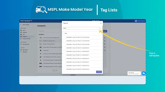 MSPL Make Model Year screenshot