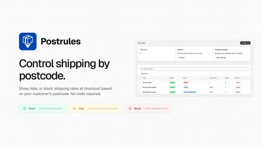 PostRules screenshot