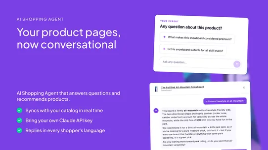 Olvio ‑ AI Shopping Agent screenshot