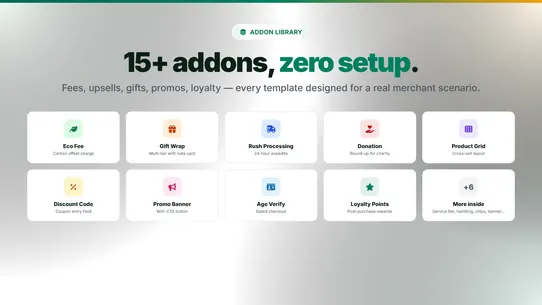 Product Addons Manager ‑ OCS screenshot