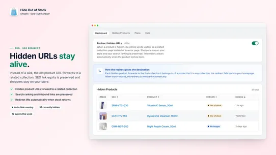 Hide Out of Stock screenshot