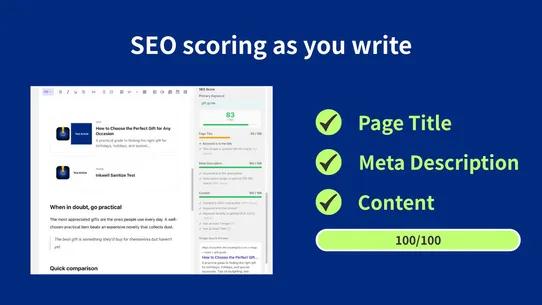 Inkwell: Blog Editor &amp; Embeds screenshot