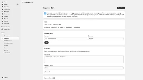 StoreRanker screenshot