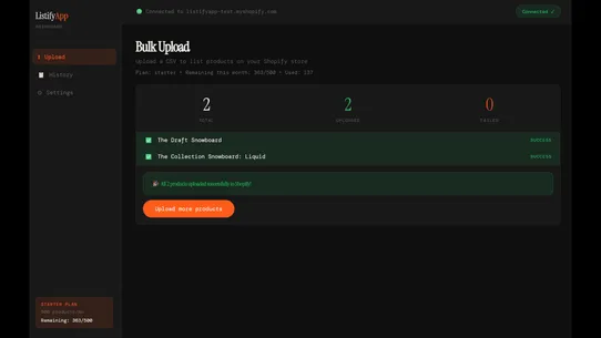 ListifyApp‒Bulk Product Upload screenshot